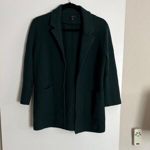 J Crew Open Front Sweater Blazer